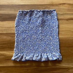 Windsor blue floral skirt- size: S